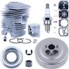Mtanlo 40 MM Big Bore Cilindro Pistone Kit Coperchio Pignone Carburatore Riparazione Cuscinetto per Stihl MS211 MS181 MS171 MS171C MS181C MS211C Parti di Riparazione Motosega