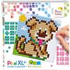 Pixel P41041 - Piastra Pixel XL Cucciolo, Set di Piastre di Base Flessibili, per i Bambini Che Possono disegnare da Soli, Sistema di innesto Molto Semplice, Senza Stirare o incollare, in bioplastica