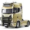 TAMIYA 56379 1:14 RC Scania 770 S 4x2 - Kit da assemblare, camion radiocomandato, camion, giocattolo da costruzione, modellismo, artigianato, non verniciato