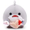 Snackles, peluche Serie 1 non da 35 cm di ZURU, peluche con accessorio snack (FINN)