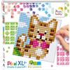 Pixel P41045 - Piastra Pixel XL Gatto, Set Piastra di Base Flessibile, per i Bambini Che Possono disegnare da Soli, Sistema a innesto a Misura di Bambino, Senza Stirare o incollare, in bioplastica