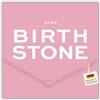 happymaker - Collana donna in argento 925 placcato oro con pietra preziosa, ciondolo con quarzo rosa, segno zodiacale Toro, pietra di nascita maggio e giugno, fatta a mano in Germania