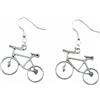 Miniblings orecchini bicicletta bicicletta ruota cuore d'argento rimorchio bici bicicletta - Gioielli fatto a mano placcati argento I Orecchini