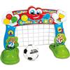Clementoni - Baby - tiro e tiro alla porta, porta da calcio in lingua italiana e inglese per bambini dai 18 mesi in su, vari colori, 17200