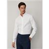 Hackett London per uomo. HM3010270 Camicia Oxford bianca vestibilità slim [3222699], Bianco, Casual, Cotone, Manica lunga