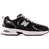 New Balance per uomo. [MR530] Scarpe da ginnastica 530 nere, Nero, Basso, Stringhe, Casual