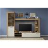 trendteam smart living Arredamenti, Eiche Sägerau Hell Dekor, Taglia unica