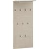 Schildmeyer Edno 159985 - Pannello a gancio, colore: Crema/Canasta, 50 x 20,9 x 110,6 cm