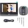 BuyWeek Spioncino Elettronico, 1080P 4,3 Pollici Telecamera Spioncino Audio Bidirezionale Spioncino Digitale WiFi con Rilevazione PIR