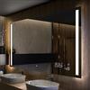 A ARTFORMA Personalizza Controluce LED Specchio - su Misura - con Interruttore e Accessori Neutro - Freddo Bianco 140x80 L02