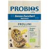 Probios Frollini Arancia e Gocce di Cioccolato - Senza latticini, lattosio e uova - Dolcificati con eritritolo biologico - Confezione da 6 x 200 g