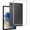 REY Cover in Gel TPU Trasparente per Samsung Galaxy Tab A8 10,5 2021, Ultra Sottile 0,33 mm, Morbido Flessibile, Custodia Silicone