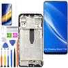 HLYGZX Display di ricambio per Oneplus Nord CE 2 5G LCD TFT IV2201 Display Touch Digitizer Assembly Kit parti di riparazione (nero con cornice, senza impronte digitali)