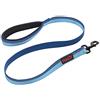 Company of Animals Guinzaglio per cani HALTI - tessuto 3M catarifrangente e impugnatura imbottita in neoprene. Comodo e facile da utilizzare. Ideale per cani piccoli e medi, e per cuccioli (Taglia S, Blu)