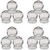Rukauf Set di 12 ventose in vetro, diametro 5,5 cm, altezza 6,4 cm, massaggio sotto vuoto