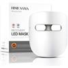 HIME SAMA Maschera Viso Led, Miracle STAR | maschera per la cura della pelle con luce rossa + nir e blu per rughe antietà, maschera per la pelle domestica per viso ‎