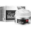 EONFAVE Cera temporanea per capelli, colore bianco, lavabile, pomata naturale, bianca, tinta temporanea per capelli, per uomini e donne, per feste, cosplay e Halloween (bianco, 120 g)