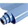MOCNT Carta Adesiva per Mobili 80cm x 5m Lucido Pellicola Adesiva per Mobili Autoadesiva Impermeabile Carta da Parati Vinile Decorativa Proteggere Mobili da Cucina Armadio Blu