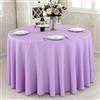 Lukery Tovaglia Rotonda Lavabile, Tovaglia Antimacchia Colori Solidi Tovaglia, Durevole Tovaglie per Protezione Tavolo per Casa Ristorante Partito (Diametro 220cm,Viola Chiaro)