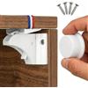 BenjiPower Serrature magnetiche invisibili per sicurezza bambino e bambino - 10 serrature e 2 chiavi - protezione per armadi, porte e cassetti, blocco con o senza foratura