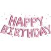 UDRKFOPK Happy Birthday Banner Rosa,16 Palloncino Happy Birthday,Bandiera di Buon Compleanno Palloncino Festa Decorazioni per Feste di Compleanno, per Bambini, Uomini e Donne
