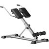 SogesPower Panca Romane per Hyperextension, Macchina per Estensioni Lombari, Panca Sit Up per Allenamenti per Glutei e Addominali a Casa Pieghevole Regolabile in Altezza