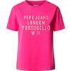 Pepe Jeans Ruby T-Shirt, Rosa (Fucsia), S Donna