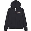 Champion Felpa con Cappuccio da Donna Legacy W-Full Zip, Nero (Kk001), L