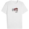 A.C. Milan T-Shirt ftblNRGY, Adulto Maglia Casual a Maniche Corte, Prodotto Ufficiale, Maglietta Sportiva AC Milan, Unisex, Bianco, XL