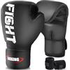 JUOIFIP Guantoni da Boxe in Pelle, Guantoni da Boxe Muay Thai e Allenamento, Guanti Da Boxe da Allenamento, Muay Thai, MMA, Arti Marziali, Sacchi Pugilato,14oz