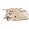 Naturehike Tenda Pop up Campeggio per 2 4 Persone Impermeabile Istantanea Automatica Facile da Installare Tenda da Vacanza a Cupola per esterni, ciclismo, trekking （Giallo)