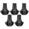 RiToEasysports Copri piedi, Puntali per bastoncini da trekking, 5Pcs Elastomero TPR, durevole e antiscivolo, per Escursionismo, Alpinismo, Camminate e Viaggi