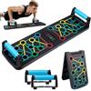 YANKUIRUI Push Up Rack Board, 17 in 1 Attrezzature per il fitness multifunzione pieghevole a casa, telaio di allenamento push-up portatile, utilizzato per gli uomini donne