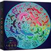 Elena Essex - Butterfly Beauty | Puzzle a sfera da 1000 pezzi per adulti, diametro 67 cm, motivo: paradiso di uccelli