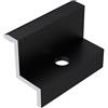 KENO Morsettiera finale 35mm anodizzata nera (10 pezzi per K-06-35-ACZ-pack