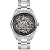 Bulova Orologio Analogico Automatico Uomo con Cinturino in Acero inoxidable 96A293