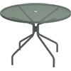 Emu - Tavolo rotondo Cambi - Verde - Lamiera stirata - Designer Aldo Ciabatti