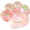 Generisch Squishy, gigante, gatto paw squeeze, giocattolo per spremere le zampe di gatto, morbido materiale TPR per ridurre lo stress, durevole e , design fragola, per bambini, ragazze, bambini
