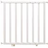 roba Cancelletto di Sicurezza per Porte e Scale - Larghezza 62-106 cm - Regolabile - Viti per Fissaggio Incluse - Legno Ecologico - Laccato Bianco