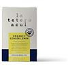 LATETERAZUL LA TETERA AZUL Infuso ecologico di zenzero e citronella. Tè dimagrante biologico. Limone Di Zenzero Biologico. 20 sacchetti da 1,5 grammi.