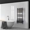 Lazzarini Termoarredo idraulico modello Trapani di Lazzarini 1170x500 dritto - Antracite