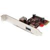 StarTech.com Scheda PCI Express Superspeed USB 3.0 a 2 Porte con Supporto Uasp, 1 Interna 1 Esterna