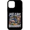 Italian Brainrot Bambino Just A Boy Who Loves Brainrot Custodia per iPhone 12 mini