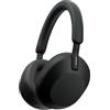 Sony WH-1000XM5SA Cuffie Premium Noise Cancelling Wireless, Bluetooth, chiamate nitide, audio hi res, fino a 30 ore di autonomia, custodia morbida inclusa, compatibili con iOS e Android - Black