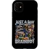 Italian Brainrot Bambino Just A Boy Who Loves Brainrot Custodia per iPhone 11