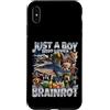 Italian Brainrot Bambino Just A Boy Who Loves Brainrot Custodia per iPhone XS Max