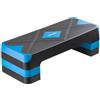 VEVOR Stepper per Esercizi Portatile Piattaforma Larghezza 68x26 cm per Allenamento Casa Palestra Altezza Regolabile, Stepper Aerobica Superficie Antiscivolo per Palestra di Casa, Cardio Forza, Blu