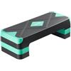 VEVOR Stepper per Esercizi Aerobici Portatile Piattaforma per Allenamento a Casa Palestra Altezza Regolabile, Stepper Aerobica Superficie Antiscivolo per Palestra di Casa, Cardio e Forza, Verde
