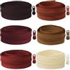 Aerzetix - Kit di Cerniera Lampo a Spirale 6x1 m N°5 tonalità Rosso + 18 cursori N°5 Non bloccabile in Metallo - Cucito merceria Sartoria progetti creativi