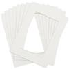 Anhow 8 Pezzi Passepartout 13x18 cm, Passepartout Bianco Crema per Formato Immagine 9x13 cm Passe-partout Cartoncino per Foto, Dipinti, Stampe Artistiche - Beige / 1,5 mm